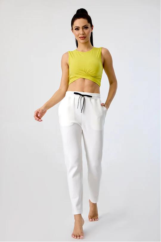 REXINGYOGA Crossover Hem Cropped Women Sports Top - Image 4