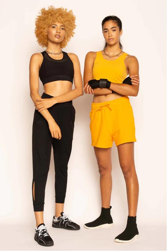 REXINGYOGA Light Support Slim Fit U Neck Tank Top Sports Bra - Image 2