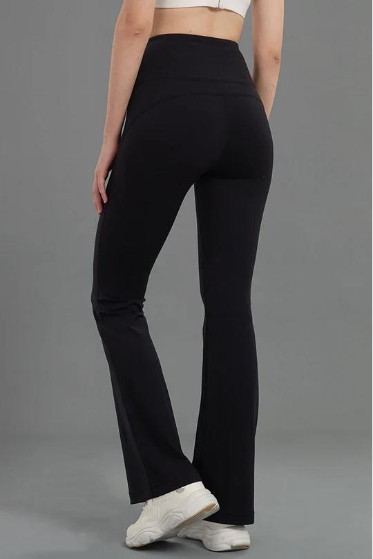 REXINGYOGA Lightweight Slim Super Flare High Waisted Leggings - Image 4