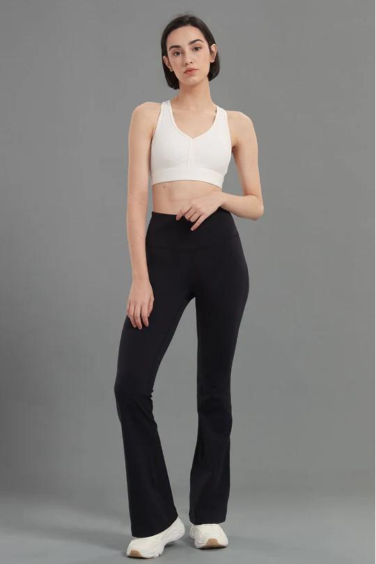 REXINGYOGA Lightweight Slim Super Flare High Waisted Leggings - Image 5
