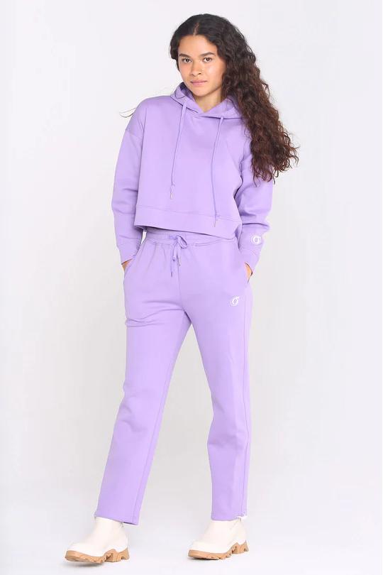 REXINGYOGA Mid waisted Pocket Drawstring Casual Fleece Pants - Image 3