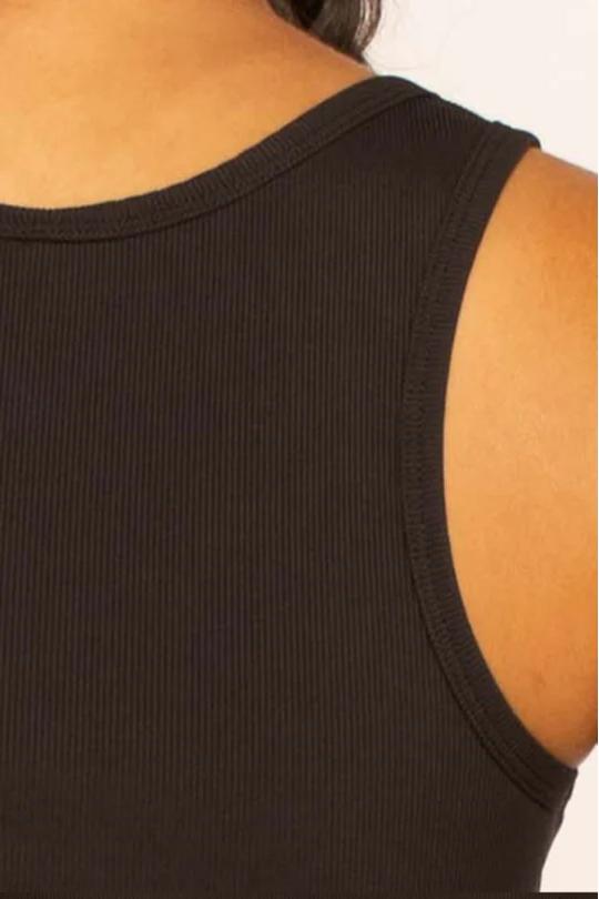REXINGYOGA Seamless Flow Ribbed Knit Basic Tank Top - Image 3