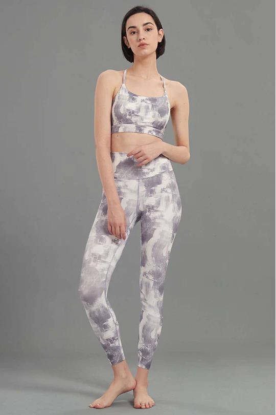 REXINGYOGA Seamless High Waisted Tie-Dye Stretchy Leggings - Image 5